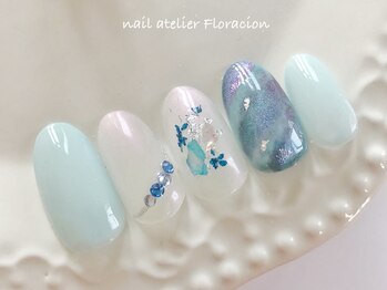 ネイルアトリエ フロラシオン/贅沢アートの褒められネイル33