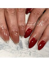 アンド アール(and.R)/ちぐはぐネイル