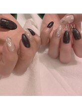 ビューティームーン(beauty moon)/Flashネイル×ミラーハート