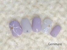 ジェンマーレ たまプラーザ店(Gemmare)/お花風ネイル