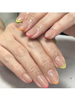 アイリッシュネイル 久屋大通店(Irish Nail)/大人ネオンフレンチ