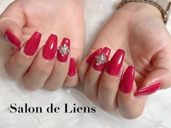 サロンド リアン(Salon de Liens)の写真/【質×早さ】シンプルからアート/ごてごてネイルまで!美フォルムかつスピーディーに仕上げます！持ち込み◎