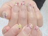 【初回オフ込】押し花ネイル¥6900