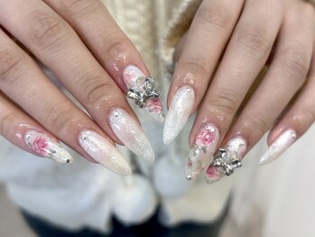 お花フィルムネイル♪Miyuu