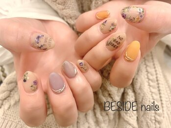 ビサイドネイルアート(BESIDE NAIL Art)/フラワーネイル