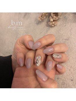 ビューティームーン(beauty moon)/パープル×ガラスアート