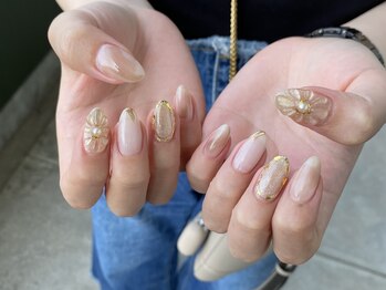 アールネイル(r.nail)/ぷっくりお花*