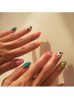 エムズネイル(M's nail)/カラフルレオパード