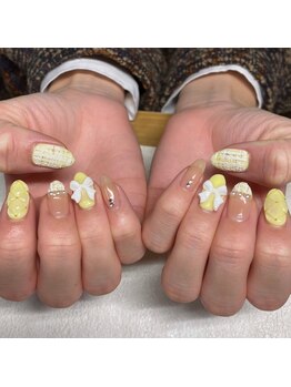 イロ(iro)/イエロー×ツイード♪