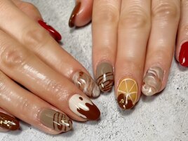 チョコレートネイル