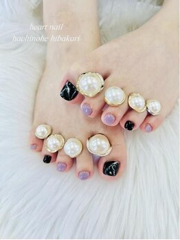 はあとねいる 盛岡仙北店/大理石フットネイル