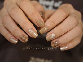 ニュアンスブラウンネイル