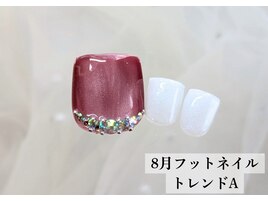 8月フットネイルトレンドA