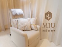 ミウ(MIU)の雰囲気（ネイルもアイも仕切りのある半個室ブース/リラックス空間）