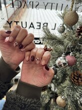 サンカリネイル バイ ヴァラ 新居浜 船木店(sankari nail by VALLA)/冬のチェックネイル