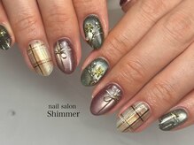 シマー(Shimmer)/クリスマスネイル