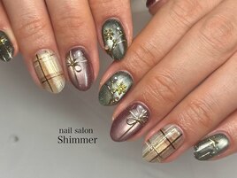 クリスマスネイル