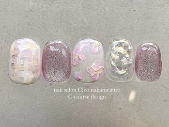 【3月】パステルフラワーネイル