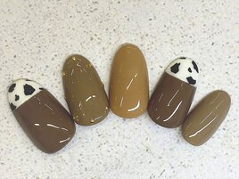 ダルメシアン　ブラウン　秋