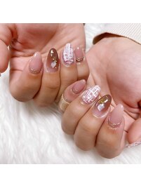 ツイードネイル