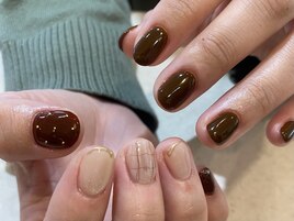 ニュアンスネイル/落書きネイル