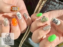 ネイルズガッシュ 武蔵小山店(NAILsGUSH)/カラフル/きらきら/シルバー