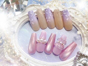 シエル(Ciel)の写真/モテネイルならコレ★【ワンホン定額 ¥7800】流行りの大人デザイン10種ご用意◎オフもずっと無料で通える!