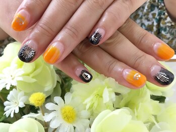 ハロウィンネイル♪