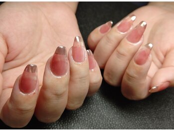 クッカ(kukka)/ミラーフレンチネイル♪