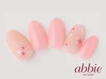 ネイルサロンアビー 北千住店(abbie)/桜ネイル2020　￥11022