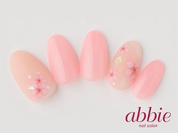 ネイルサロンアビー 北千住店(abbie)/桜ネイル2020 ¥11022