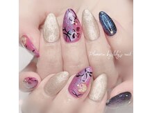 プルメリア バイ リリーズ ネイル(Plumeria By Lily's Nail)/定額アートジェルネイル¥4980～
