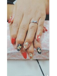 お正月ネイル成人式ネイル