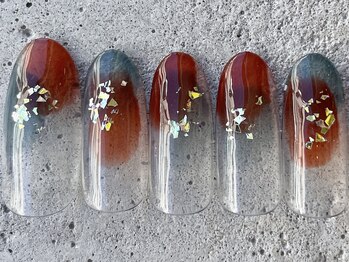 フリークネイル(FREAK Nail)/くすみニュアンスクリア ¥6500