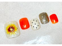 ルアナ(Luana.)/ひまわりネイル