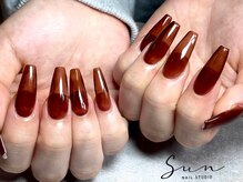 サン ネイル(SUN nail)/チップ長さ出しのワンカラー