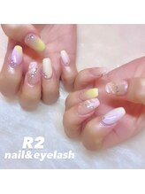 アイラッシュサロンアールツー(eyelash salon R2)/オーロラネイル　ぷっくりネイル