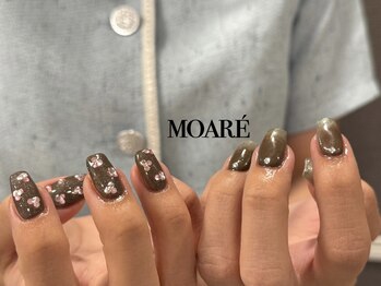 モアレネイル(moare' nail)/ハンド/持ち込み90分アート¥8000