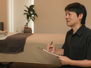 ことりと葉 平尾店/施術前のカウンセリング