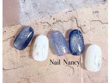 人気のデザインネイル。甘皮ケア込み／カラー変更ok