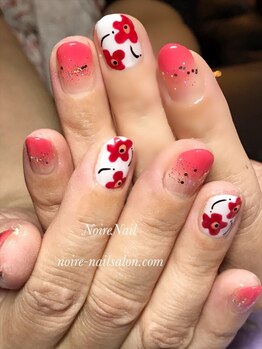 ノワール ネイルアンドスクール(Noire)/★マリメッコ風★