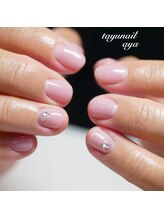 たゆ ネイル(たゆnail)/ワンカラー&ビジュー