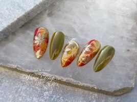 紅葉ネイル