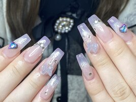 蝶々ネイル