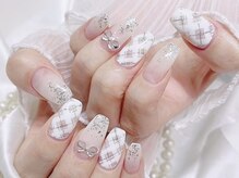 ネイルズガッシュ 武蔵小山店(NAILsGUSH)/ホワイトチェック