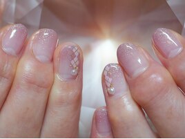 アーガイルチェックネイル
