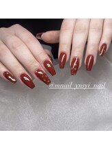 エムネイル(Ｍ)/ボルドーネイル！