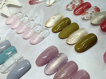 キャンアイドレッシー 福島店(Can I Dressy)の写真/丁寧なカウンセリングで初めての方でも安心して通える！季節や気分に合わせてネイルをアップデート☆