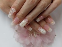 ネイルサロンミキ 横浜(MIKI)/手書きフラワー人気上品3D花薔薇