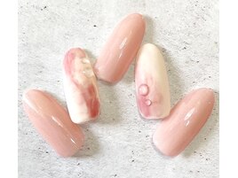 桃ネイル